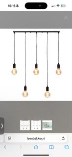 Nieuwe hanglamp zwart met 5 draden, Huis en Inrichting, Lampen | Hanglampen, Ophalen of Verzenden, Zo goed als nieuw, Minder dan 50 cm