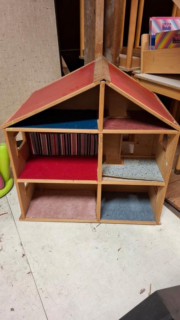 Poppenhuis, Kinderen en Baby's, Speelgoed | Houten speelgoed, Ophalen