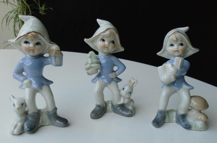 KABOUTER SET 3 DLG., Verzamelen, Poppetjes en Figuurtjes, Zo goed als nieuw, Ophalen of Verzenden