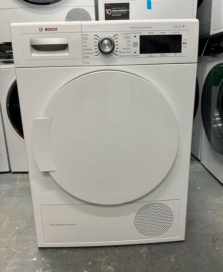 Siemens IQ700 droger 9KG A+++ warmtepomp, Witgoed en Apparatuur, Wasdrogers, Zo goed als nieuw, Condens, 6 tot 8 kg, 85 tot 90 cm