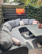 Ruime loungeset - gratis!, Tuin en Terras, Ophalen of Verzenden, Gebruikt, Bank