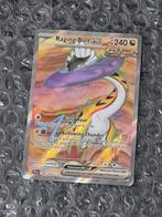Full Art Raging Bolt ex 196/162 Temporal Forces Scarlet & Vi, Ophalen of Verzenden, Zo goed als nieuw, Losse kaart, Foil