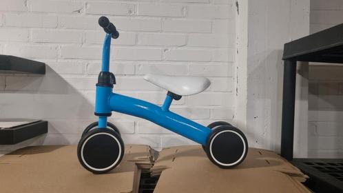 Trendy loopfiets / kinderfiets - Peuterfiets Blauw - Baby, Fietsen en Brommers, Fietsen | Driewielers, Zo goed als nieuw, Ophalen of Verzenden