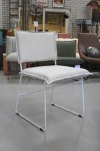 4 leuke eetkamerstoelen tuinstoel Norman Jess stof naturel