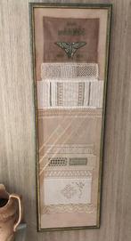 Ingekaderde merklap, Ophalen