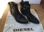 Diesel mooie stoere party boots met zilveren accenten, Lage of Enkellaarzen, Ophalen of Verzenden, Diesel, Grijs