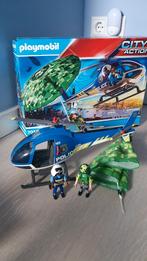 Playmobil politie helicopter, Ophalen of Verzenden, Zo goed als nieuw