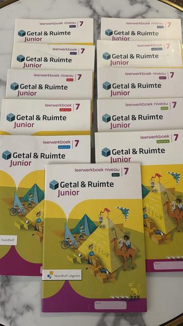 Getal & ruimte Junior Leerwerkboek - Niveau 7 (blok 1 t/m 9) beschikbaar voor biedingen