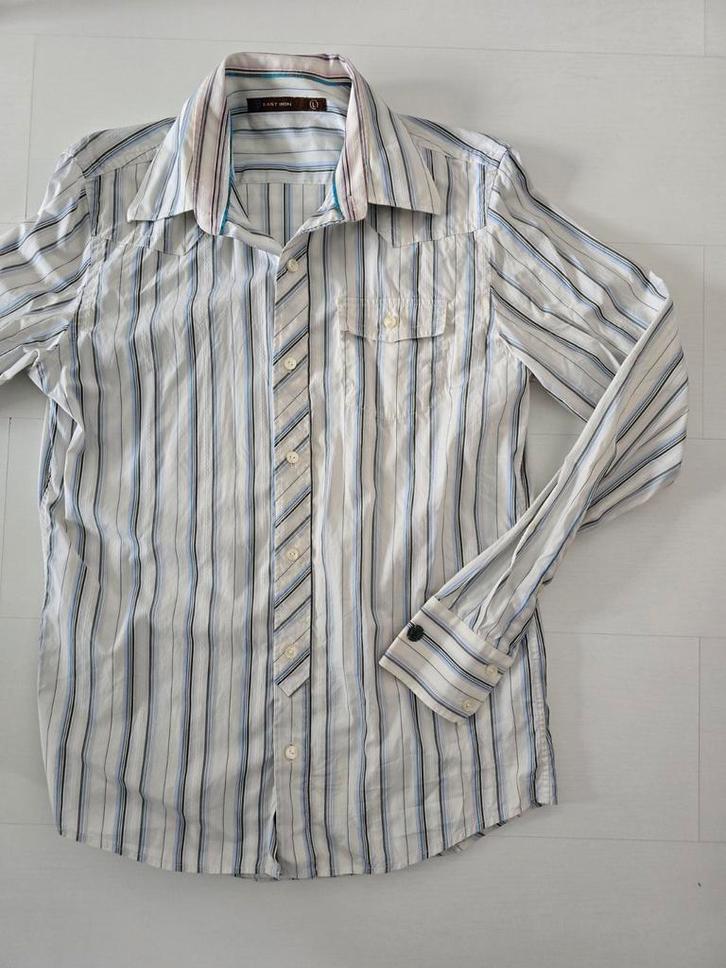 Overhemden maat L / 42 JJ cast iron superdry, Kleding | Heren, Overhemden, Gedragen, Halswijdte 41/42 (L), Overige kleuren, Ophalen