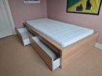 Kinderbed met matras en opberglades, Kinderen en Baby's, Kinderkamer | Bedden, Ophalen, 85 tot 100 cm, Zo goed als nieuw, Matras