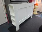 Ikea Brimnes hoofdeinde achterwand in goede staat, Huis en Inrichting, Slaapkamer | Bedden, Ophalen, Wit, Tweepersoons, 140 cm