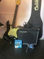 Caliber elektrische gitaar + versterker en effect, Muziek en Instrumenten, Snaarinstrumenten | Gitaren | Elektrisch, Gebruikt