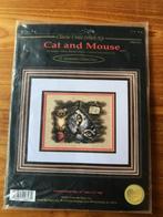 borduurpakket CAT AND MOUSE marti, Ophalen of Verzenden, Nieuw, Handborduren, Borduurpakket