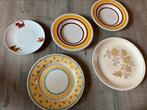 Retro vintage eetborden schalen wandbord servies gemerkt, Huis en Inrichting, Keuken | Servies, Gebruikt, Ophalen of Verzenden