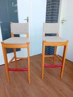 Ikea Kronvik barkrukken - set van 2, Ophalen, Gebruikt, Met voetsteun, 60 tot 90 cm