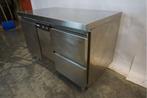RVS koelwerkbank met 2 lades en 1 deur koeling barkoeling, Niet ingevuld, Gebruikt, Niet ingevuld, Niet ingevuld