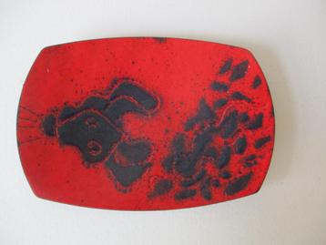 Richard Braun, jaren '60 schalen, email, kunstwerkje schaal beschikbaar voor biedingen