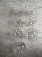 Val Saint Lambert Kristallen Glaasjes - 7 stuks, Ophalen, Zo goed als nieuw, Glas of Kopje