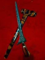 Antieke Keris Bali Lurus Naga Batun Poh Timoho Pelet SVE68, Antiek en Kunst, Verzenden