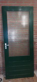 Buitendeur 87,5 x 211,5 cm met enkelglas, Ophalen