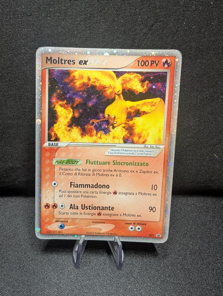 Moltres ex - Nintendo Black Star Promo, Hobby en Vrije tijd, Verzamelkaartspellen | Pokémon, Verzenden, Gebruikt, Losse kaart