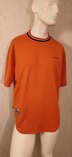 Vintage Le Coq Sportif oranje sport shirt heren XXL Topstaat, Oranje, Zo goed als nieuw, Overige maten, Verzenden