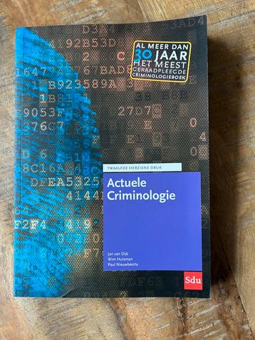 Actuele criminologie twaalfde druk beschikbaar voor biedingen