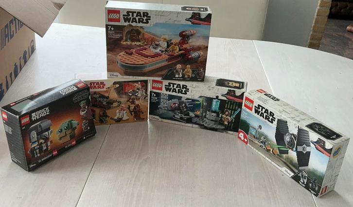 Lego 75198. 75237. 75246. 75271. 75317. Alles met boek +doos, Kinderen en Baby's, Speelgoed | Duplo en Lego, Zo goed als nieuw