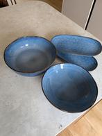 Serveerschalenset, Huis en Inrichting, Woonaccessoires | Schalen en Manden, Ophalen, Gebruikt, Rond
