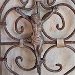 Muurkandelaar wandkandelaar roest ornament 34x22cm *Etage3*, Gebruikt, ., Ophalen of Verzenden, .