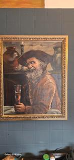 Antiek Schilderij: Man met Glas, Antiek en Kunst, Kunst | Schilderijen | Klassiek, Ophalen