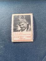 Lucifermerk Venlo Prins Max I (1962), Verzamelen, Ophalen, Gebruikt, Luciferdoosjes of -merken