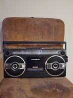 Vintage Philips D8050 Radio Cassette Recorder - 80s Boombox, Ophalen of Verzenden, Gebruikt, Radio