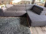 donkergrijze inhouse hoekbank, Huis en Inrichting, Ophalen, 250 tot 300 cm, Gebruikt, Hoekbank