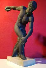 bronzen grieks beeld " de discuswerper " naar Myron, Antiek en Kunst, Ophalen of Verzenden