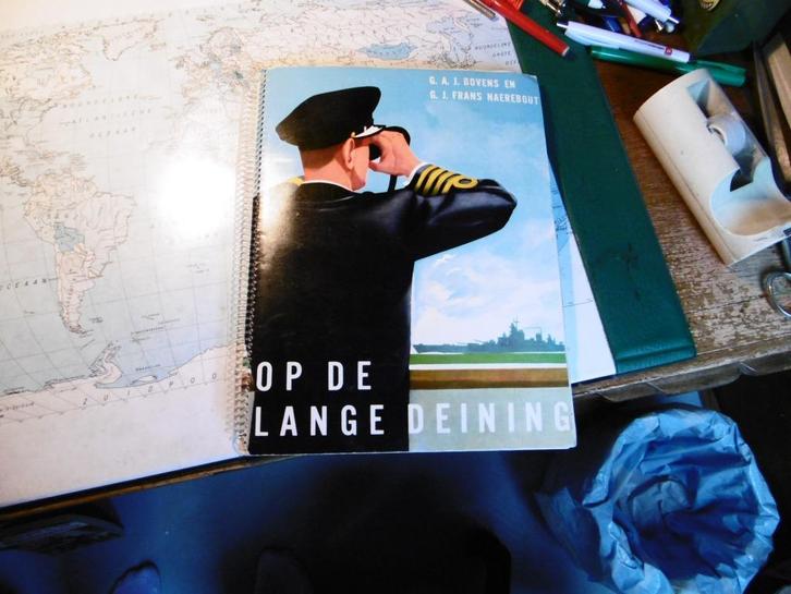 Op de Lange Deining (compleet)  G.A.J. Bovens, Verzamelen, Scheepvaart, Zo goed als nieuw, Boek of Tijdschrift, Motorboot, Verzenden