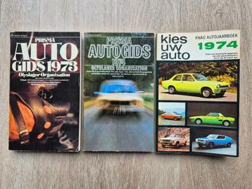 Drie autogidsen uit zeventiger jaren beschikbaar voor biedingen