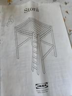 Hoogslaper Blank hout. 1.40 bij 2.00, Huis en Inrichting, Slaapkamer | Stapelbedden en Hoogslapers, Ophalen, Hoogslaper, Tweepersoons