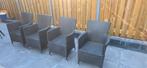 Tuin lounge stoelen 4 stukts., Ophalen of Verzenden, Gebruikt