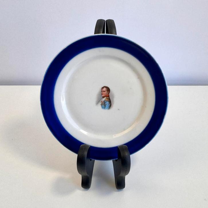 Antiek porseleinen bordje portret Napoleon, Antiek en Kunst, Antiek | Porselein, Ophalen of Verzenden