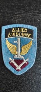 Patch Allied Airborne, Verzamelen, Ophalen of Verzenden, Landmacht, Amerika, Embleem of Badge