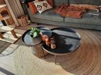 Salontafel set, Huis en Inrichting, Tafels | Salontafels, Ophalen, Gebruikt, 50 tot 100 cm, Rond