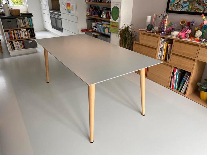 Design eettafel 180 x 90 cm, Huis en Inrichting, Tafels | Eettafels, Gebruikt, 50 tot 100 cm, 150 tot 200 cm, Vijf personen of meer