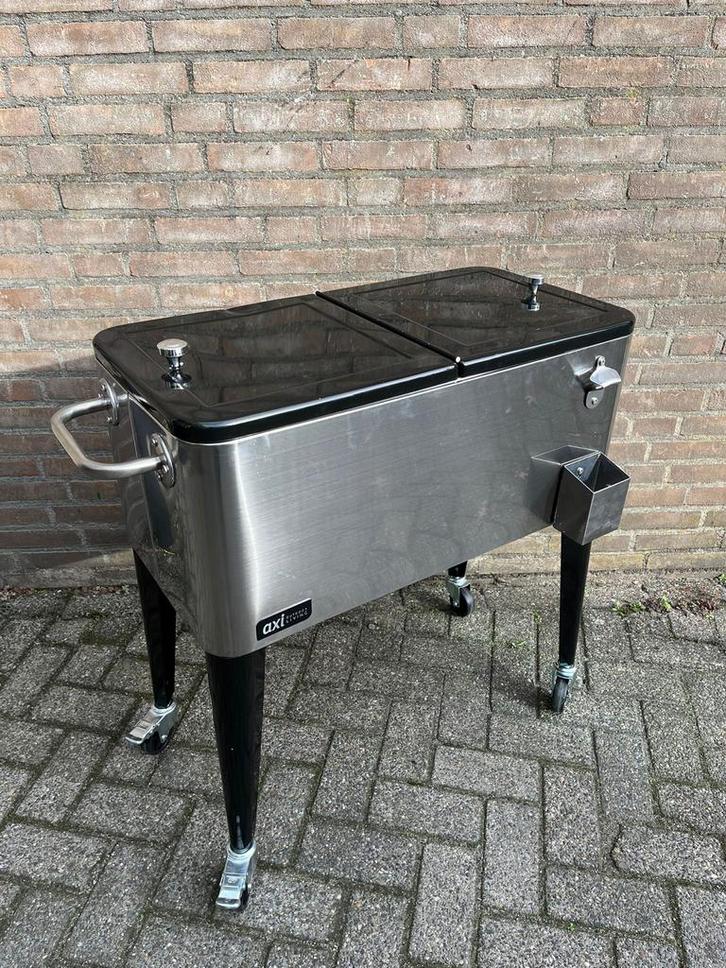 AXI Retro Koelbox - RVS NIEUW, Tuin en Terras, Barbecue-accessoires, Nieuw, Ophalen of Verzenden