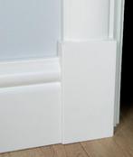 Mdf rechte plintneut Nieuw 10 stuks wit, Nieuw, Ophalen of Verzenden, Mdf, Minder dan 100 cm