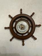 Antiek Houten Barometer Scheepsroer(Aqua-ris), Ophalen of Verzenden, Zo goed als nieuw, Barometer