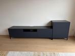 IKEA BESTÅ tv-meubel (donkerblauw/zwartbruin), Ophalen, Gebruikt, 200 cm of meer, 200 cm of meer