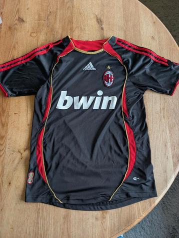 AC Milan Voetbalshirt - Zwart/Rood - Maat M beschikbaar voor biedingen