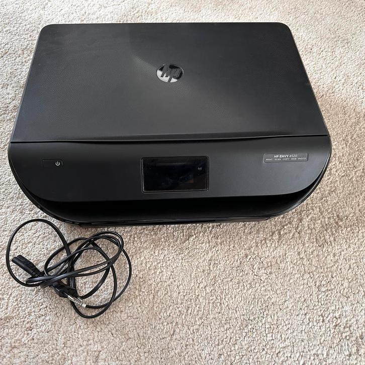 HP printer envy 4520, Computers en Software, Printers, Zo goed als nieuw, Printer, Kleur printen, Kopieren, Mailen, Scannen, Zwart-en-wit printen