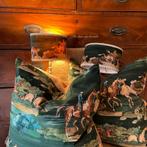 Engelse SET kussens Mulberry Moring Gallop velvet, Westdijk 41 3241 GT Middelharnis, Overige kleuren, Vierkant, Ophalen of Verzenden